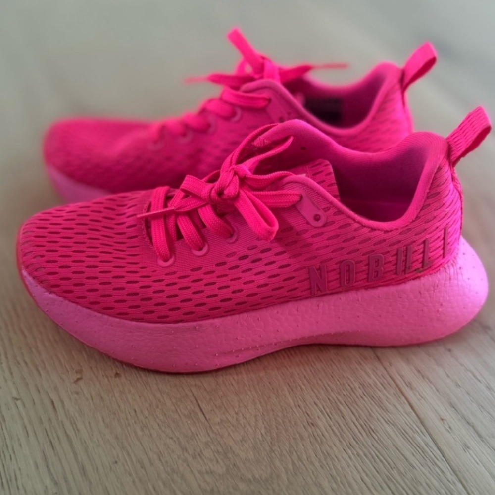 Vibrant Pink Athletic Sneakers